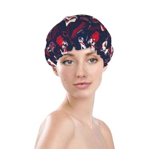 Bonnets de douche imperméables grand format pour éliminer les frisottis sous l'eau