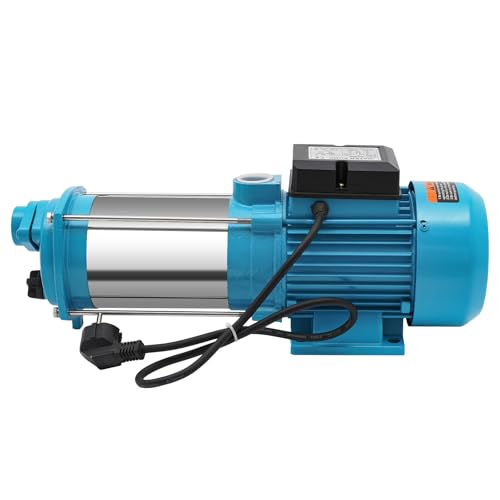 JJsdwin Bomba centrífuga, bomba centrífuga, bomba de alta presión para el transporte de agua a largas distancias, altura máxima de extracción 98 m | caudal máximo 4000 L