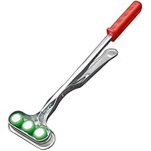 Portable 18lb Magnetic Pickup Tool With Release, Permanent Magnetic Sweeper Safe Catcher Hand Protection, Strong Pick Up Magnet