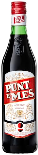 Punt e Mes Vermouth 75cl 16% ABV Italian Red Vermouth Carpano Bitter Infusion of Up to 50 Herbs Ideal in Negroni or Mi-To Cocktail Original Recipe from 1870 Gift Idea