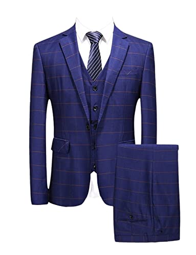 Costume à carreaux homme pour bal de promo, mariage et rendez-vous d'affaires