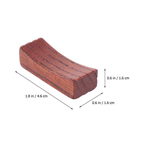 Cabilock 6Pcs Resto Pauzinho de Madeira Colher Garfo de Jantar Japonês Suporte Suporte De Mesa para
