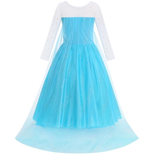 Vestido de Princesa para Niñas con Lentejuelas y Capa miniatura 2
