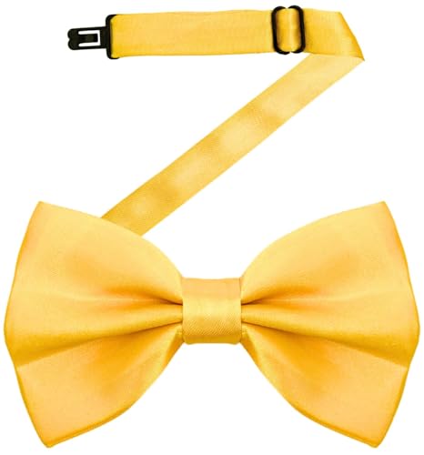 Image of MDSTYLE Bow Ties for Men Pre-Tied Adjustable - Classic Men's Bow Tie - Tuxedo Wedding Formal Bowtie Solid Color Bowties