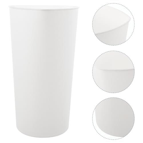Seau à fleurs en plastique blanc petit récipient pour fleurs de table