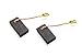 Produktbild vhbw 2x Kohle-Bürste, Motorkohle, Schleifkohle 5mm x 10mm x 16mm kompatibel mit Elektrowerkzeug diverse Elektromotoren, Werkzeugmotoren, Winkelschleifer