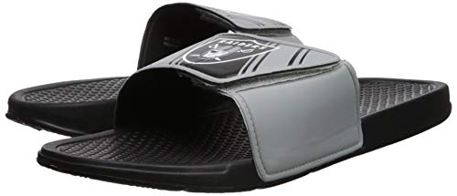 Image of FOCO mens NFL Team Logo Legacy Sport Slide Sandals