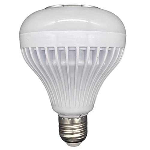 Spacnana Ampoule LED avec Haut-parleur Bluetooth, Lampe Changeante RVB sans Fil Stéréo Audio Musique Ampoule 12 W