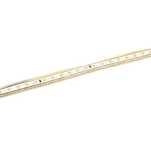 Image of 3014-108 Led Waterproof Strip Rope Pipe Light for False Ceiling Light, Decorative led SMD Roll Light with Adapter (Warm White, 15-Meter)