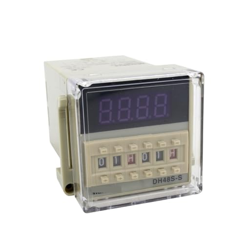 Relais temporisé programmable SPDT DH48S-S 220V avec base 8 broches - 2