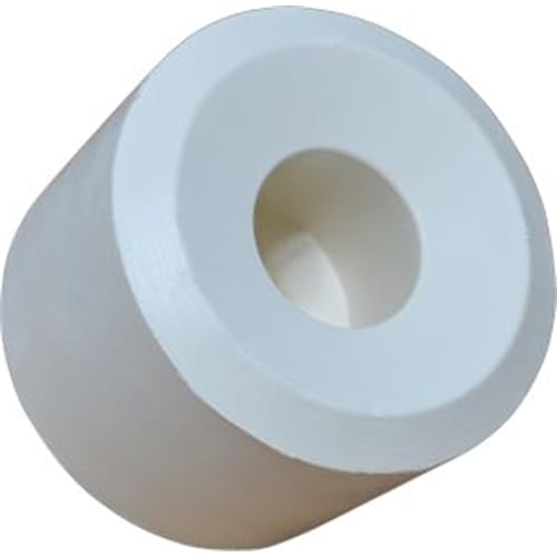 VAUGHAN 24 oz Soft Face Rubber Mallet, Made In The USA, White Replacement, RM24TW, VN51502