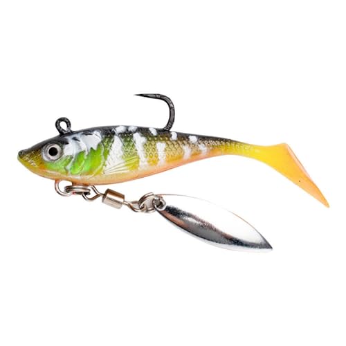 HI-SYINDY �X�C���x�C�g 3D �ڃp�[���R�[�e�B���O �W���C�����p 110mm 23g �����X�^�[���ނ胋�A�[ �ނ蓹�� (110mm-23g �i1�_����j, F)