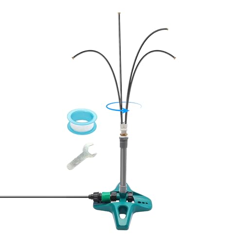 doyandader Pulverizadores de agua para enfriar al aire libre, enfriador de pie para jugar en la puerta trasera, rociador de agua al aire libre para patio, porche, gallinero, bronceado, patio, camping