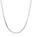 Sterling Silver Italian 1.4 mm Diamond Cut Snake Chain Necklace, 36"