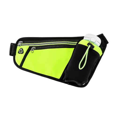 IKOPFLN Marsupio Sportivo Running Impermeabile con Portaborraccia, Cintura da Corsa Regolabile, Marsupio Sportivo per Corsa, Maratona, Ciclismo ed Escursioni, Perfetto per Allenamenti