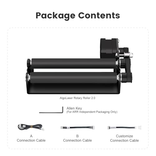 Mini rouleau rotatif pour graveur laser axe Y AlgoLaser 360° - 8