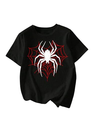 Girls Graphic Tees Short Sleeve T Shirts Kids Casual Crew Neck Cute Tops