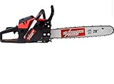 Extreme Tools Motosierra de Gasolina Motor 2 tiempos 58CC Espada 20“ longitud de Correa 50CM