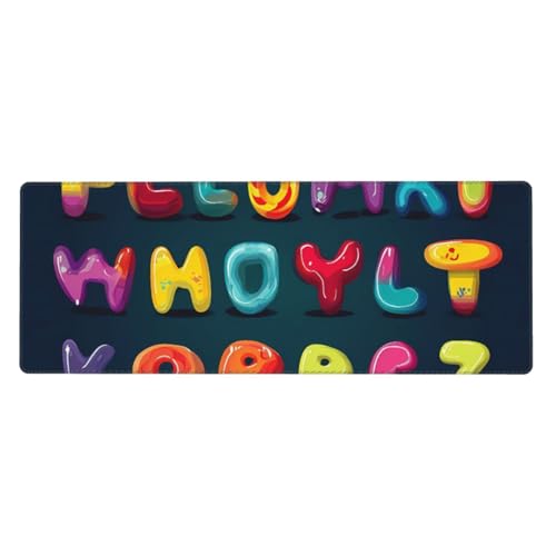 Tapis de souris de jeu anti-glisse 80x30 cm pour stabiliser votre clavier de bureau
