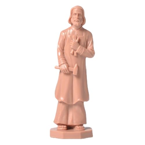 St Joseph Figurine - St Joseph Figure For Desktop - Hand-Crafted St Joseph Resin Figurines, Renaissance Collection Decorations For Desk