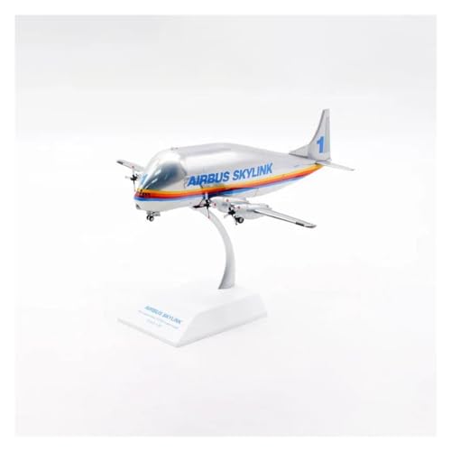 Modelo de avión F-BTGV SKYLINK escala 1:200 avión de metal fundido coleccionable con base 4