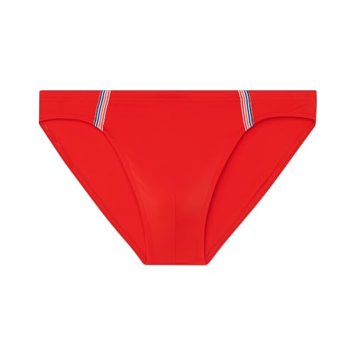 Bañador slip Hom Micro Nautical Cup con copa preformada y diseño marinero