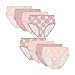 Buyless Fashion Little Girl Toddler Panties Assorted Prints Soft Cotton Big Kids Briefs Underwear 8 Pack - BW21-8-GD-6-7