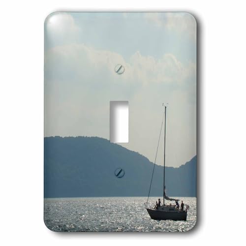 Interrupteur simple Voilier Hudson River 3dRose Lsp_23230_1 décoratif