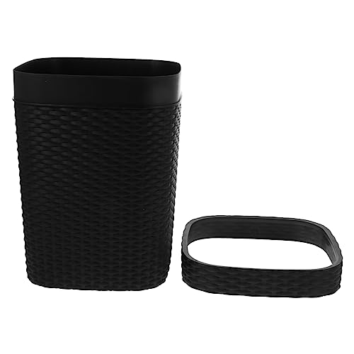 Caneca de basura de plástico GLEAVI patrón tejido 1.3 lb