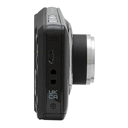 KODAK PIXPRO FZ55 16MP Compact Digital Camera, 5X Optical Zoom, Black | 1080p Full HD Video, 28mm Wide Angle Lens, 2.7 Inch LCD, Point and Shoot, Vlogging Camera, Li-Ion Battery