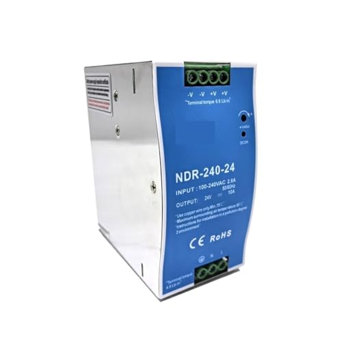 Alimentation à découpage 240W NDR-240-24 boîtier métal stable 24V 10A haute performance
