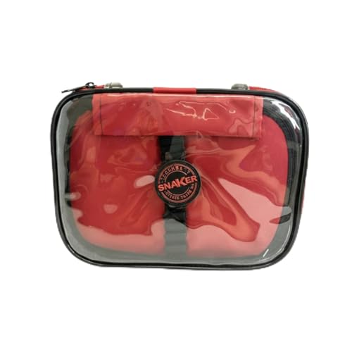 Estojo Box Super Clean | Vermelho | Com Divisória | 24 Lápis