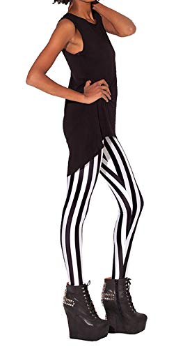 Qzunique Leggings For Women, Halloween Full-Length Printed Legging Footless Elastic Yoga Pants thumb #2