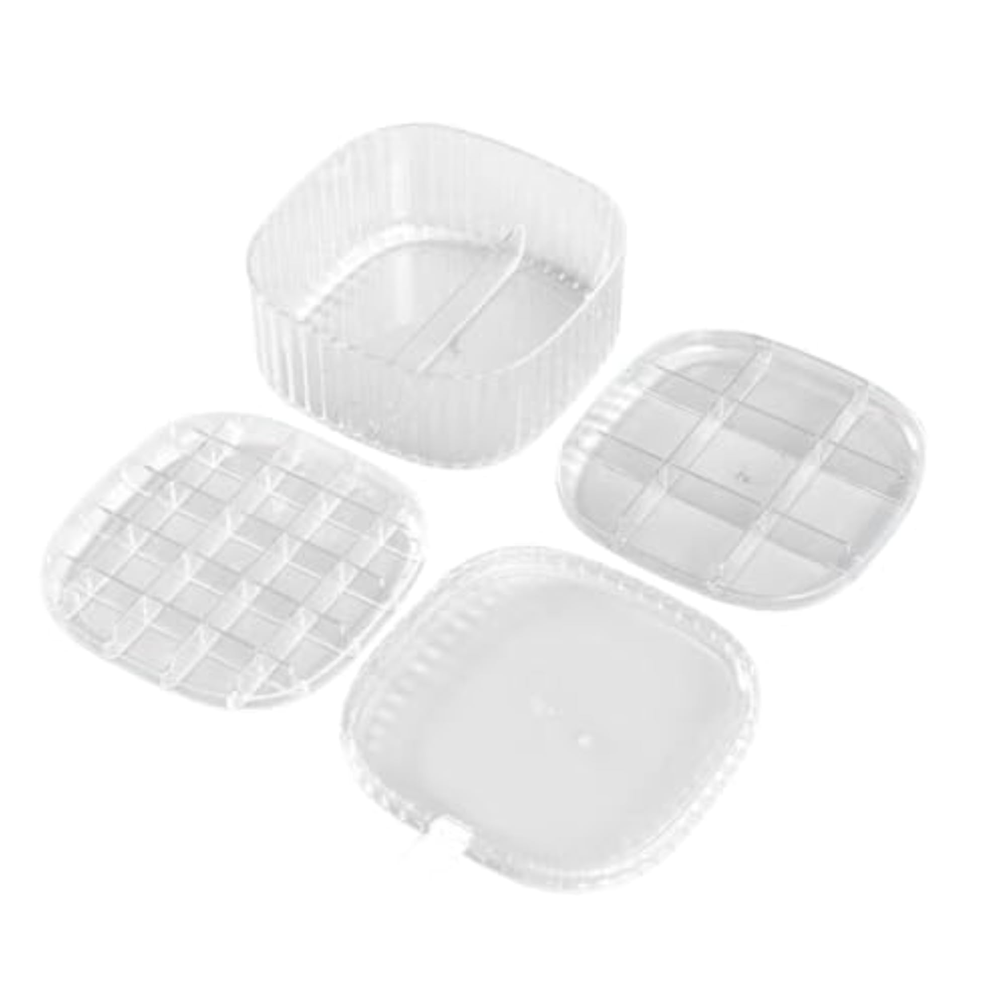 3 Layer Acrylic Jewellery Box Stackable Organizer, Multipurpose