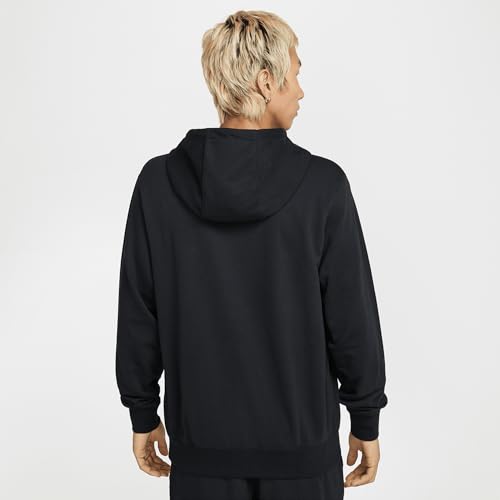 Nike Club Men's French Terry Hoodie (HJ2177-010, Black/Photon Dust)2