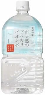 ケイ・エフ・ジー 純天然のアルカリイオン水 金城の華 1L×12本