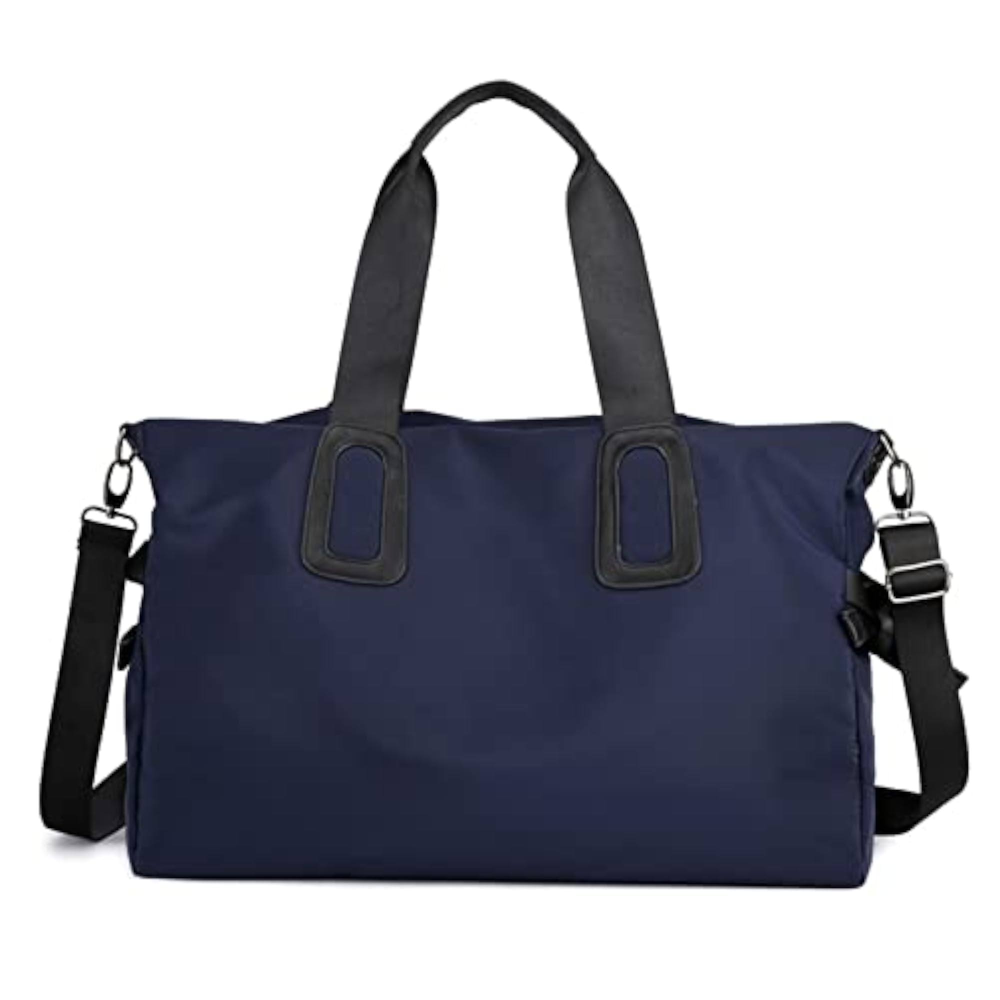 Solid Color Oxford Cloth Shoulder Travel Tote Bag