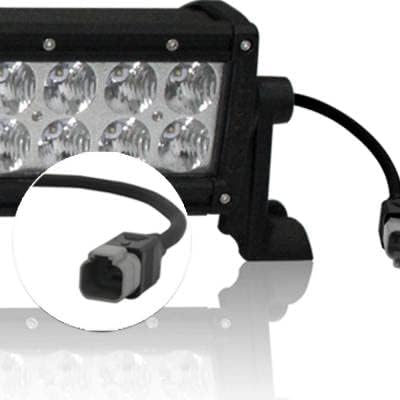 Black Horse LED Light Bar 50in Clear Compatible with All Cars,Trucks and SUVs-PL3107FS-GS