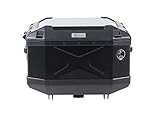 Abschließbar HEPCO&BECKER H&B Motorradtopcase Topcase Xplorer Aluminium 45 Liter schwarz, Unisex, Tourer, Ganzjährig