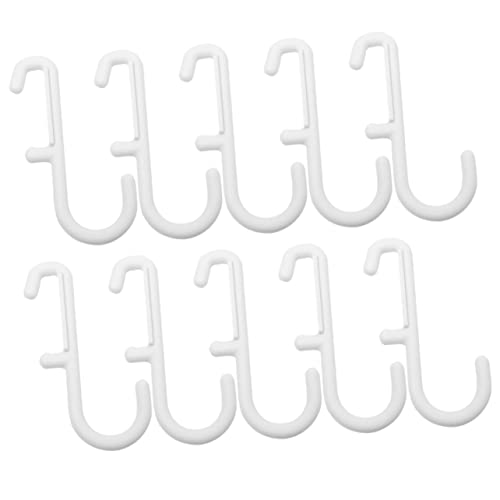 Veemoon Pegboard Shelf Hooks 10pcs Plastic Garage Pegboard Organizers Wall Hanging