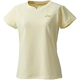 プリンス prince テニスウェア レディス ゲームシャツ WS6066 075：ライムイエロー L