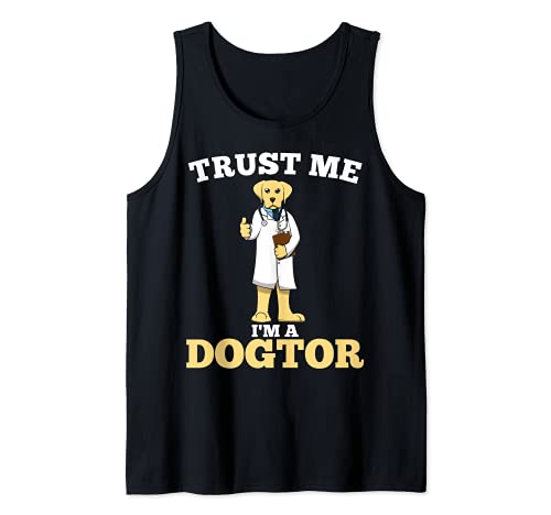 Trust Me I'm A Dogtor Funny Dog Pun Veterinary Canotta