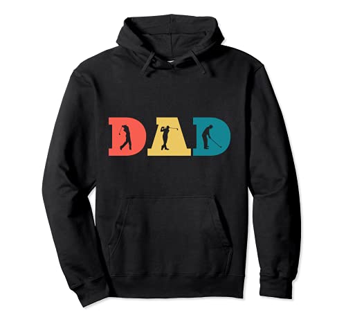 Mens Vintage Dad Golf Retro Dad Golf Player Sweat à Capuche