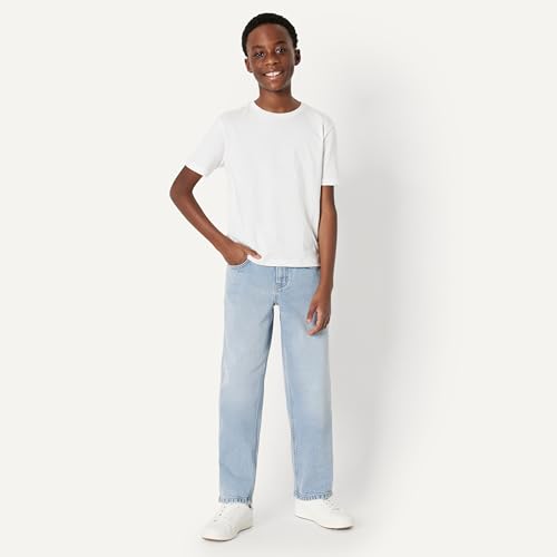 Jean Baggy Garçon Amazon Essentials Coupe Ample Denim Extensible - 3