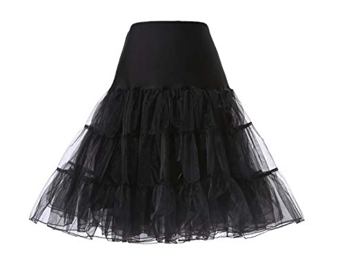 Babydress Enaguas Falda Vestido Midi 1950 Cancan 50s Retro Rockabilly Enaguas Miriñaques Faldas Vestido Retro Debajo un Vestido Vintage Mujeres Cancan Petticoat Hoopless Crinoline Tutu
