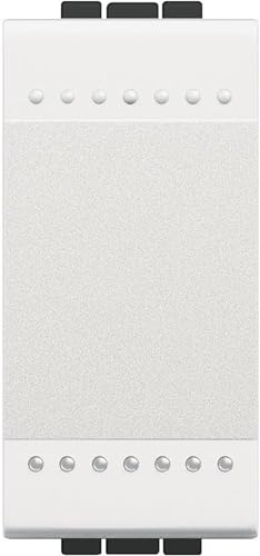 BTicino SN4001NF Livinglight Interruttore, 1P, 16 A, 1 m, Bianco, 1 Pezzo