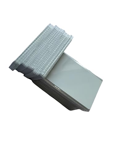 Tarjeta RFID de doble frecuencia 125khz EM4100 y 13.56 MHz RFID 1K PVC blanco (paquete de 100) (blanco)