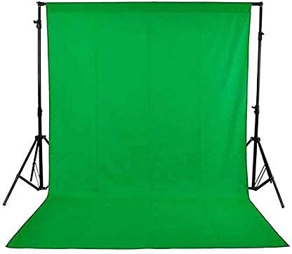 Ginni Green Background Cloth 8Ft X 10 Ft for Home & Studio Backdrop Photo, Video Shoots (Lycra Material)