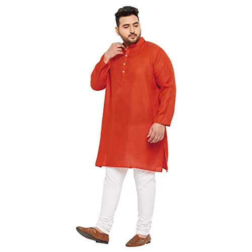 Image of Bigbanana Plus Size Men Regular Fit Kurta