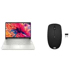 HP 15 Thin & Light Laptop (Intel i3 11th Gen/8GB RAM & 512GB SSD Storage/Win 11 Home + MS Office) X200 Wireless Mouse with 2.4 GHz Wireless connectivity and 18-Month Battery Life